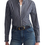 Nili Lotan Lydia Shirt - Vermillion