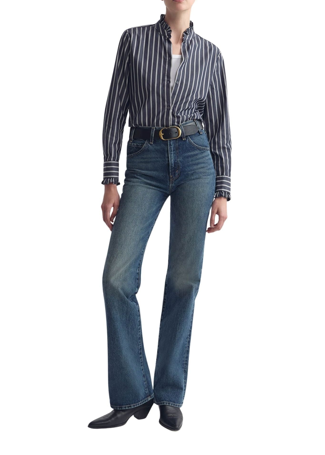 Nili Lotan Lydia Shirt - Vermillion