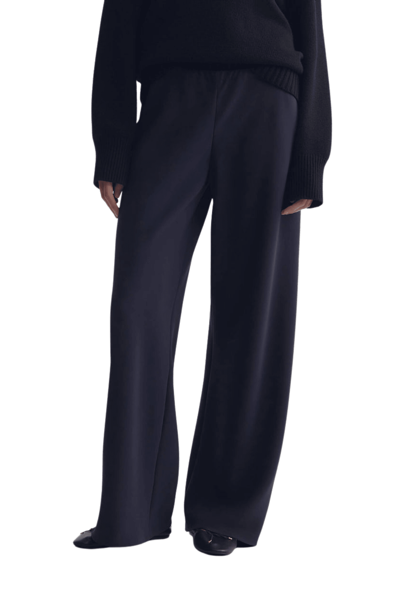 Nili Lotan Marlow Wide Leg Pant - Vermillion