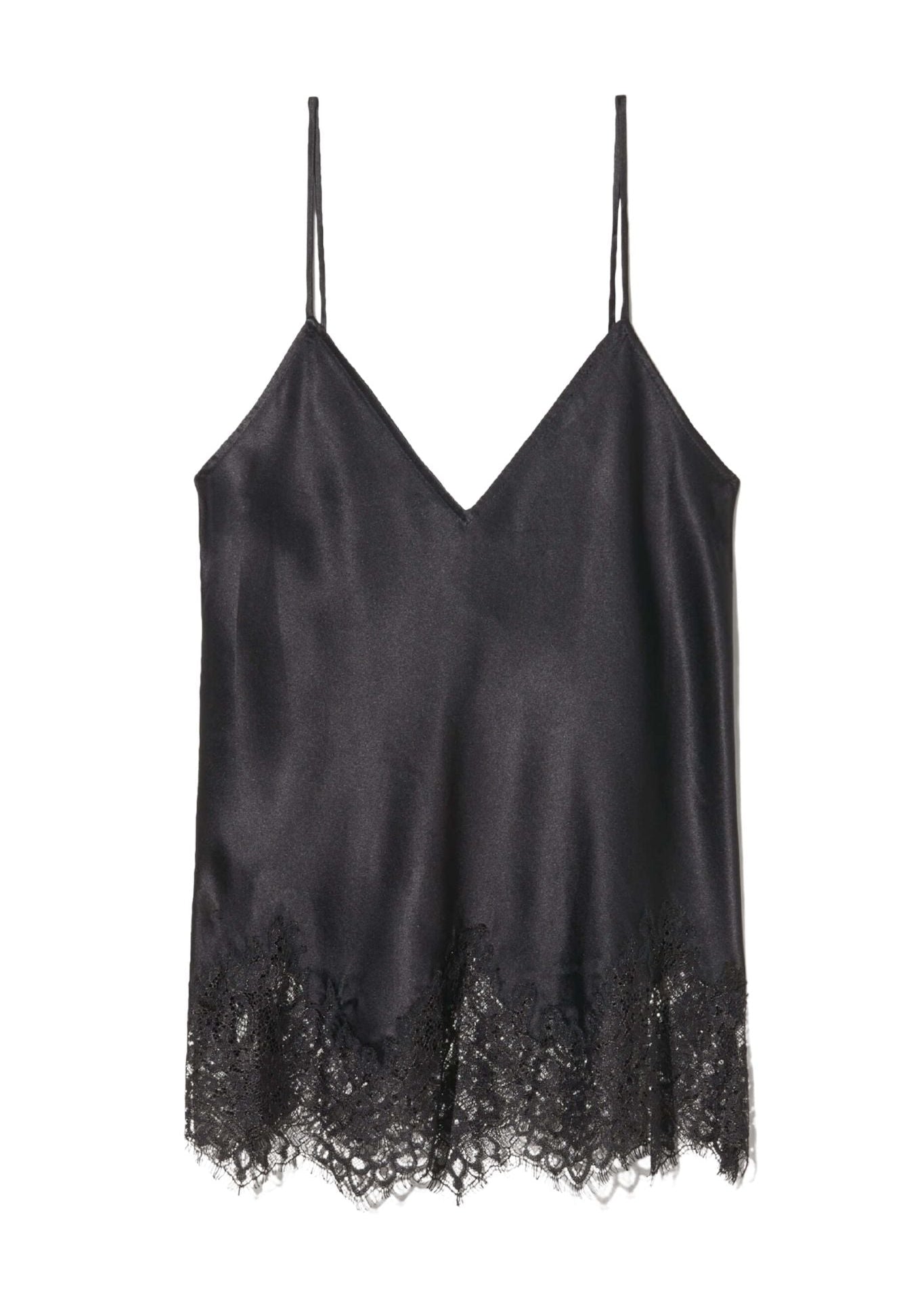 Nili Lotan Nadine Lace Cami Top - Vermillion