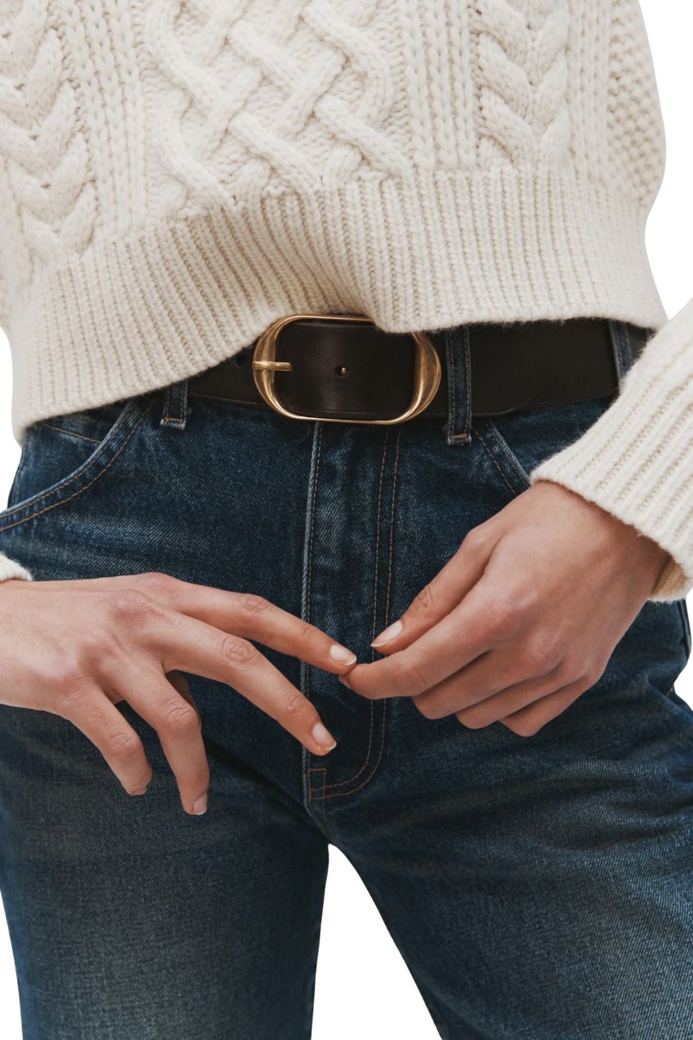 Nili Lotan Nili Belt - Vermillion