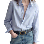 Nili Lotan Raphael Classic Shirt - Vermillion