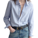 Nili Lotan Raphael Classic Shirt - Vermillion