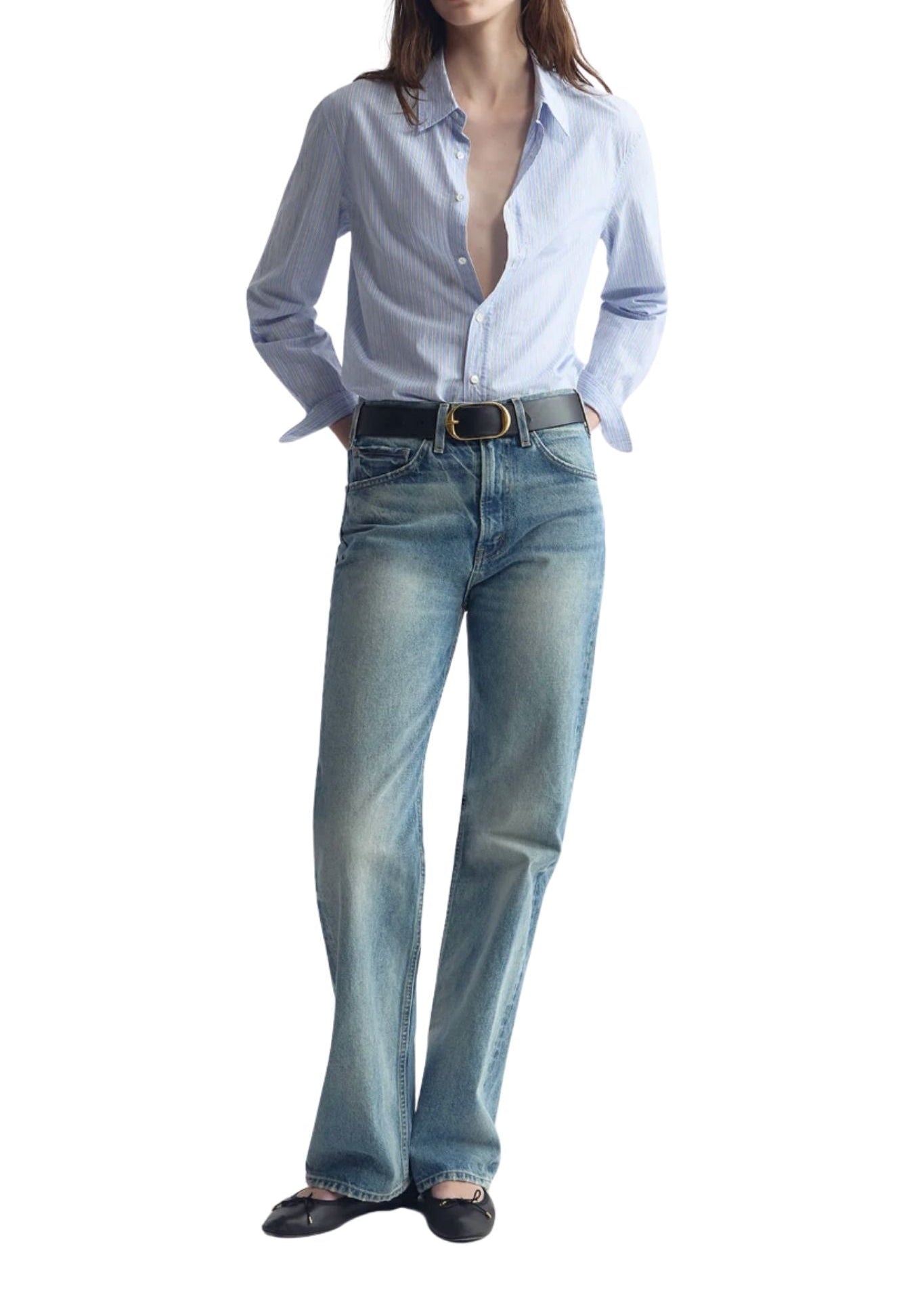 Nili Lotan Raphael Classic Shirt - Vermillion