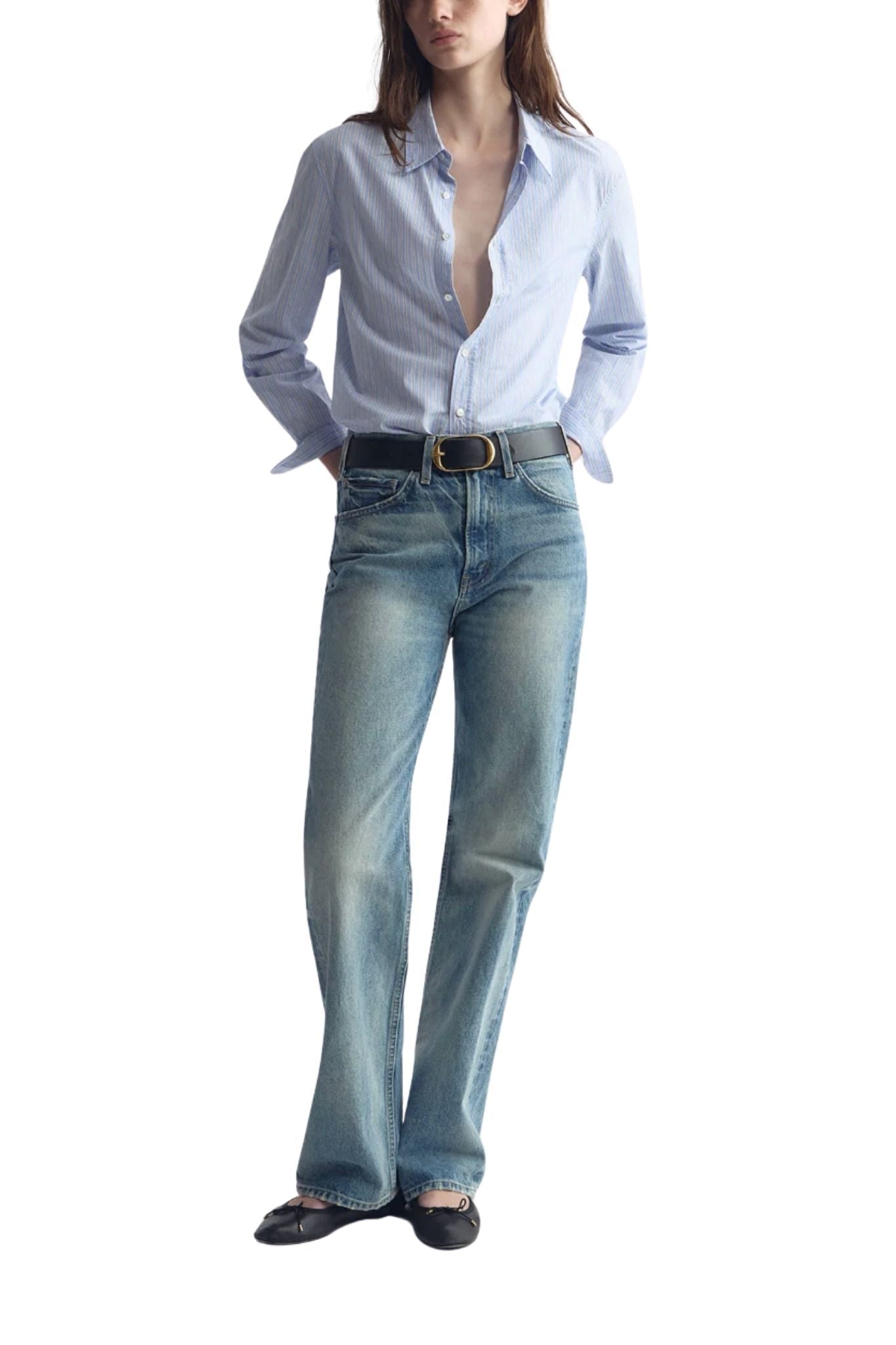 Nili Lotan Raphael Classic Shirt - Vermillion