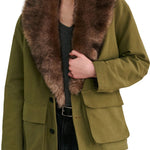 Nili Lotan Ronay Parka - Vermillion