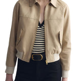Nili Lotan Saul Bomber - Vermillion