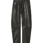 Nili Lotan Shon Leather Pant - Vermillion