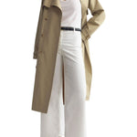 Nili Lotan Tanner Trench Coat - Vermillion