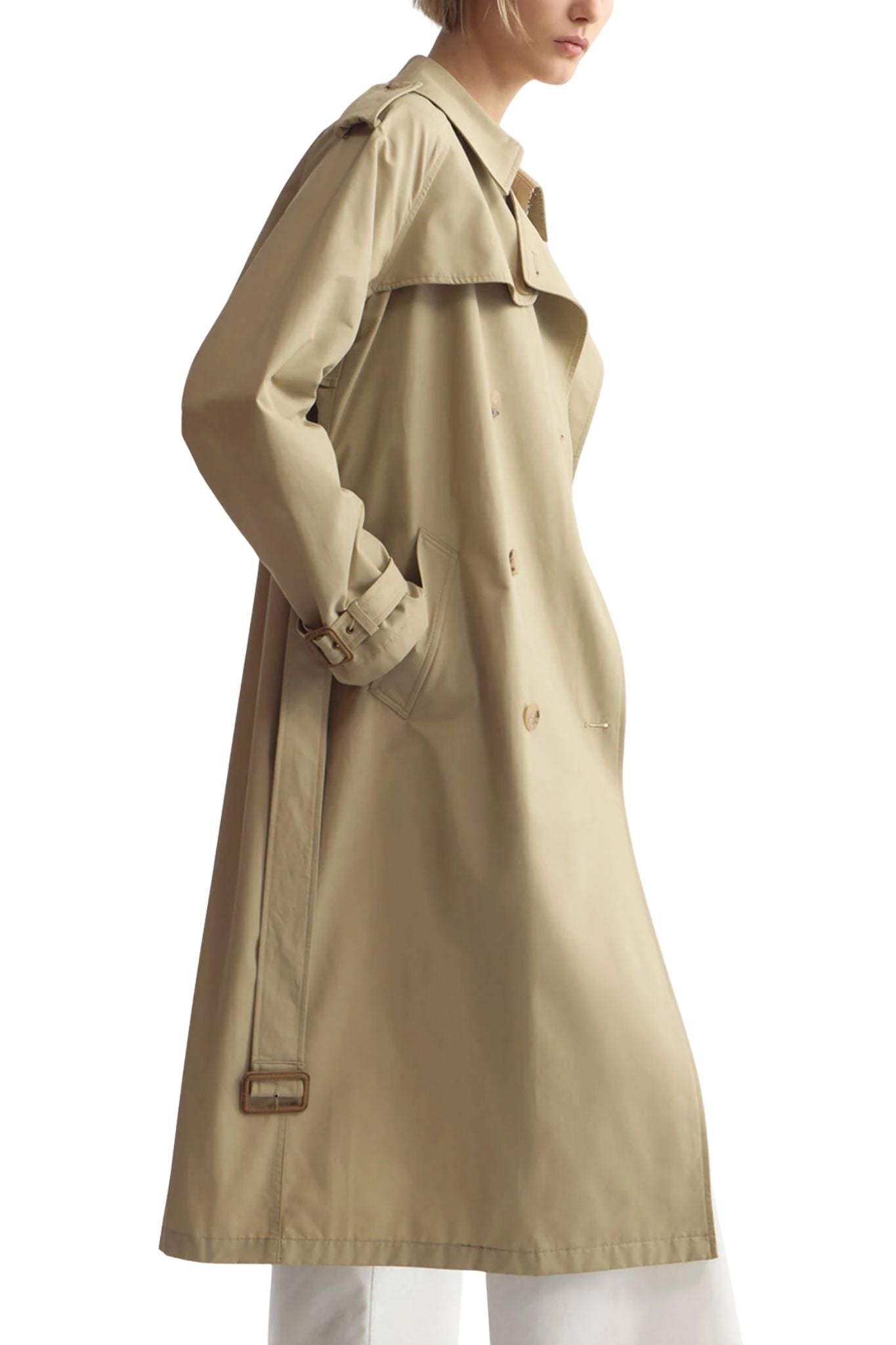 Nili Lotan Tanner Trench Coat - Vermillion