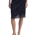 Nili Lotan Thea Lace Skirt - Vermillion