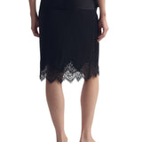 Nili Lotan Thea Lace Skirt - Vermillion