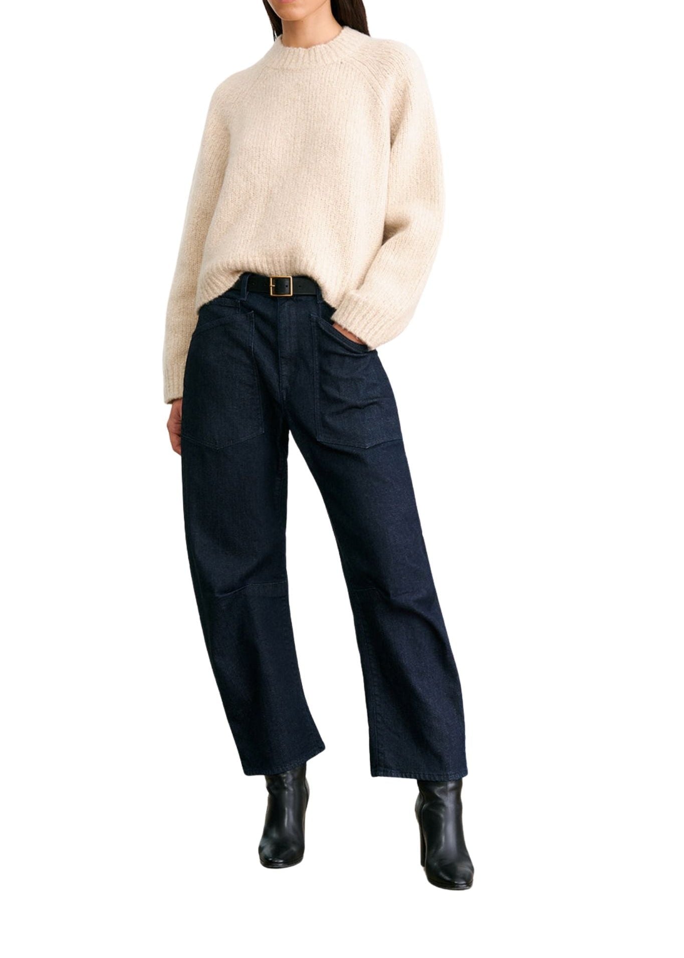 Nili Lotan Tomaso Sweater - Vermillion