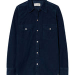 Nili Lotan Travis Corduroy Shirt - Vermillion