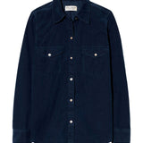Nili Lotan Travis Corduroy Shirt - Vermillion
