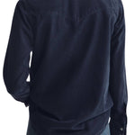 Nili Lotan Travis Corduroy Shirt - Vermillion