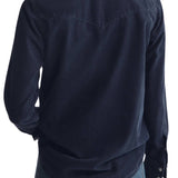 Nili Lotan Travis Corduroy Shirt - Vermillion
