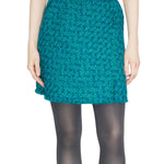 Odeeh Boucle Tweed Skirt - Vermillion