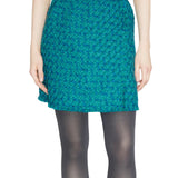 Odeeh Boucle Tweed Skirt - Vermillion