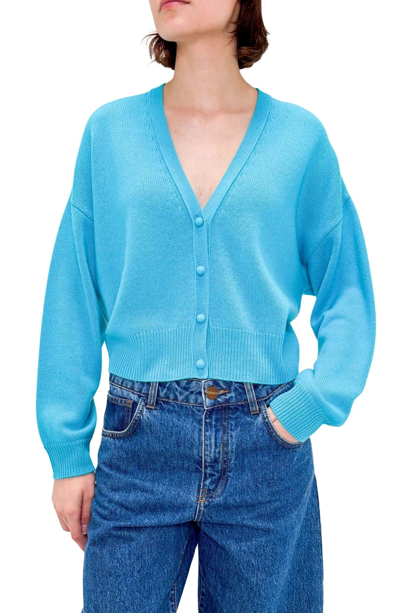 Odeeh Cardigan - Vermillion