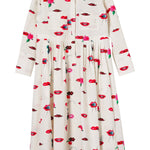 Odeeh Cherries and Lips Dress - Vermillion