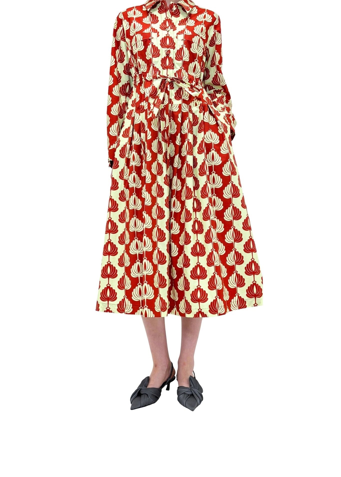 Odeeh Dress - Vermillion