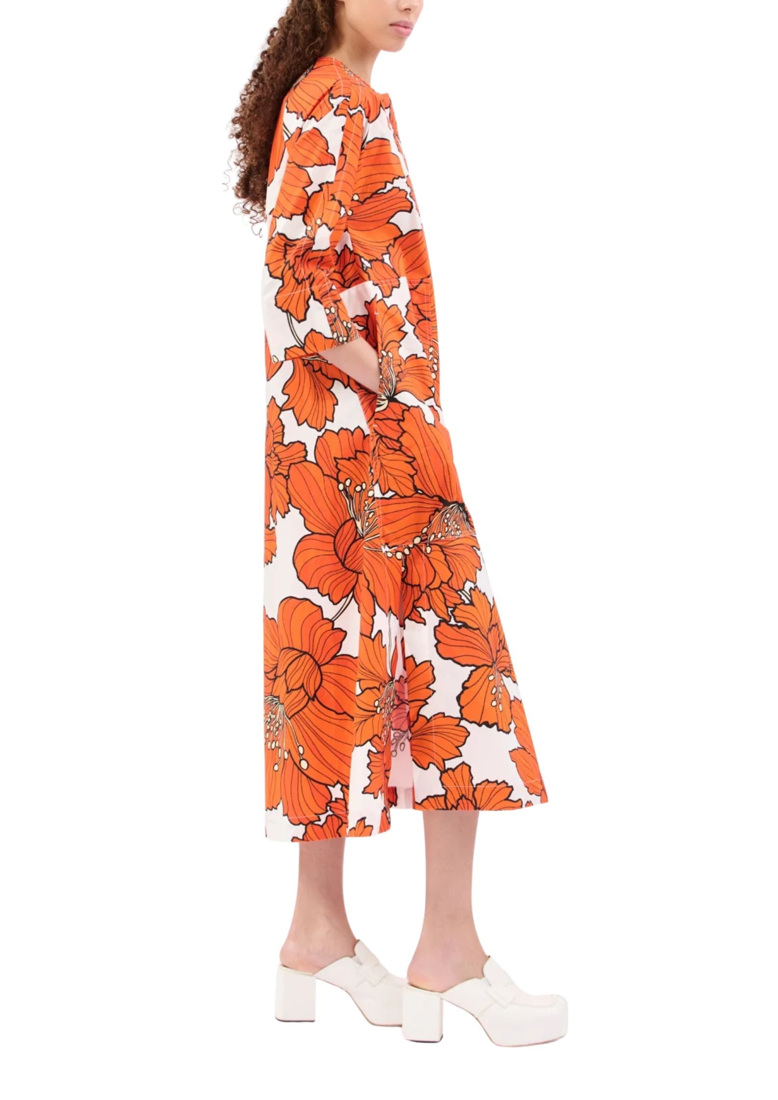 Odeeh Dress - Vermillion