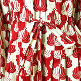 Odeeh Dress - Vermillion