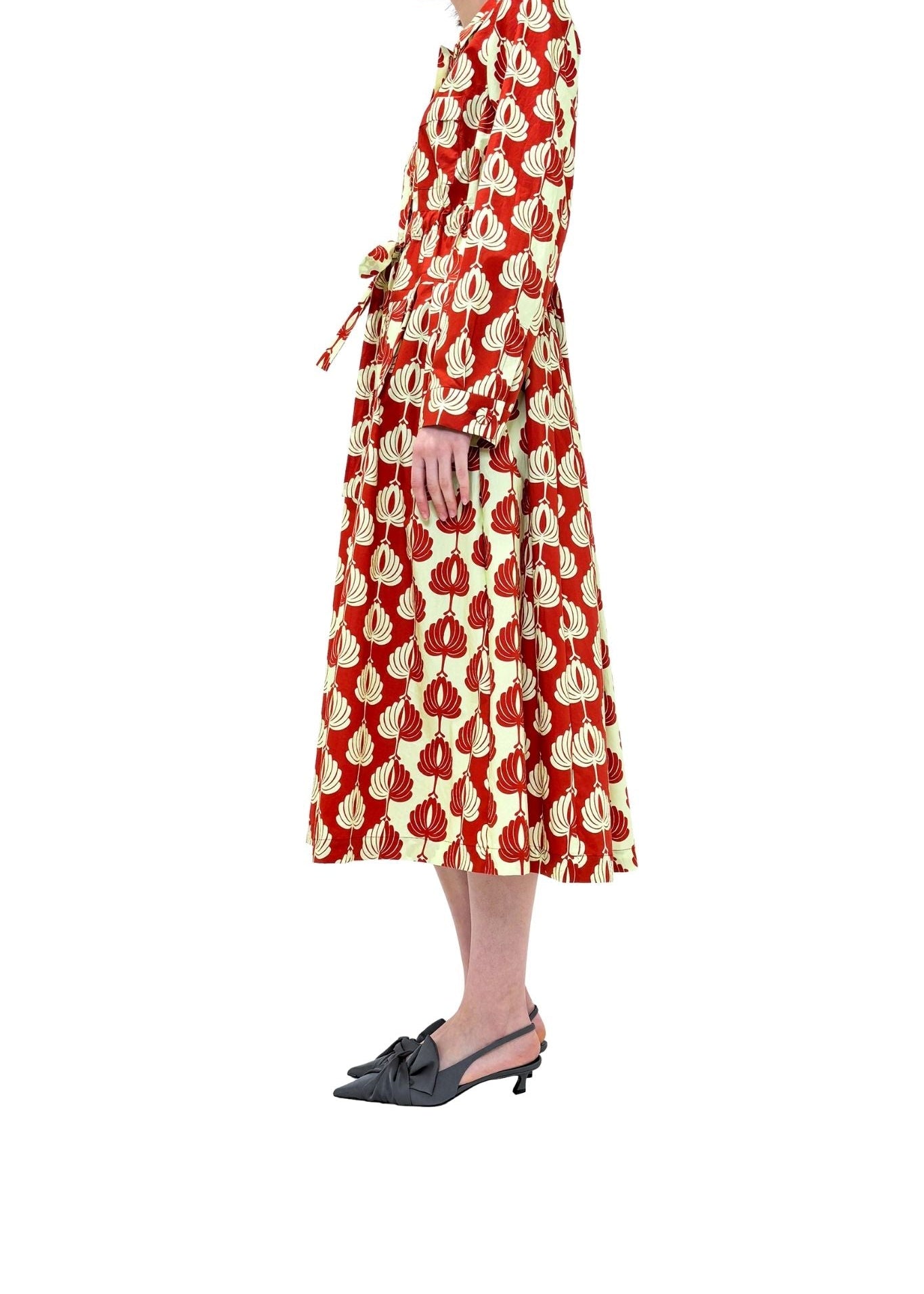 Odeeh Dress - Vermillion