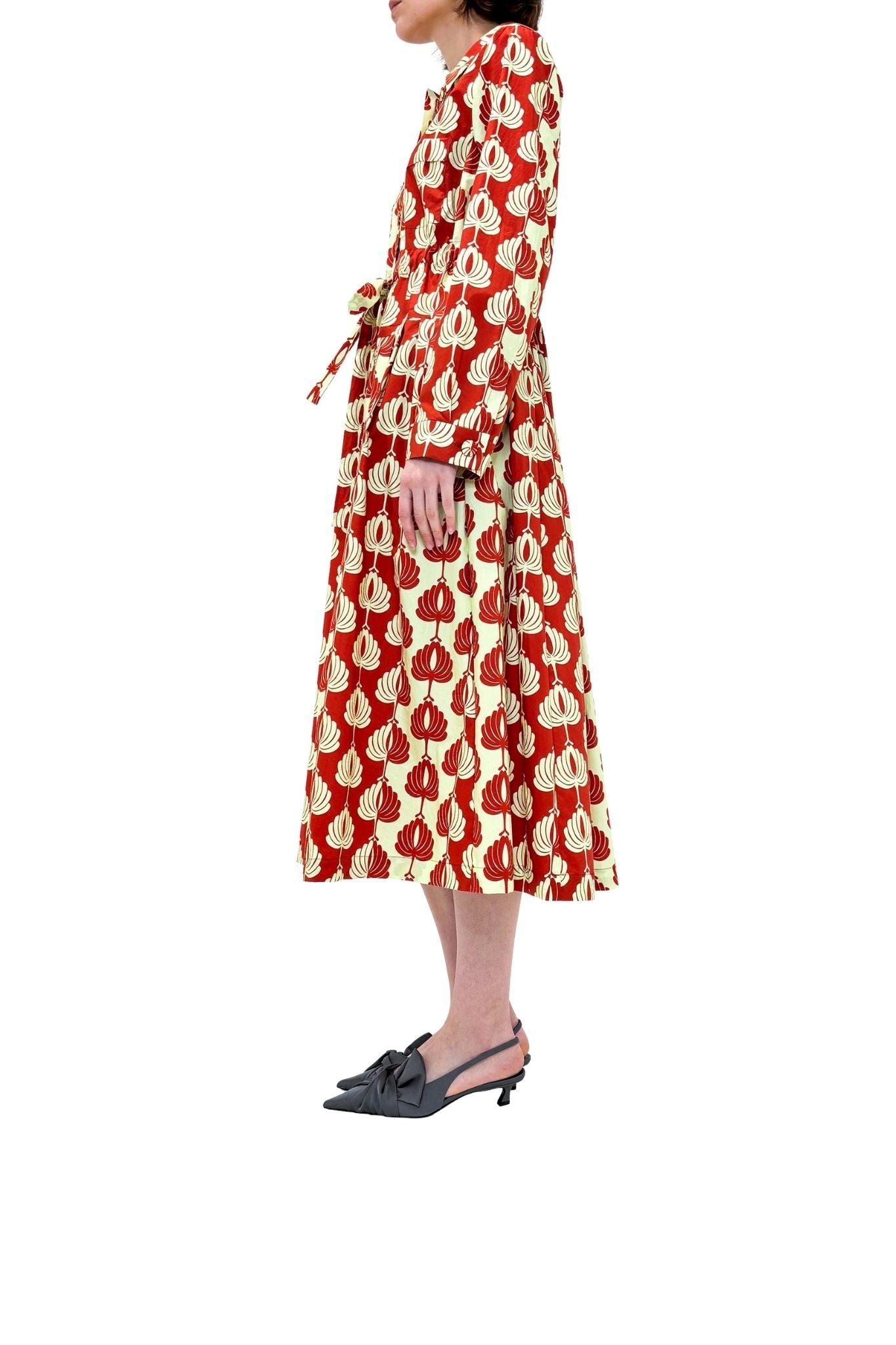 Odeeh Dress - Vermillion