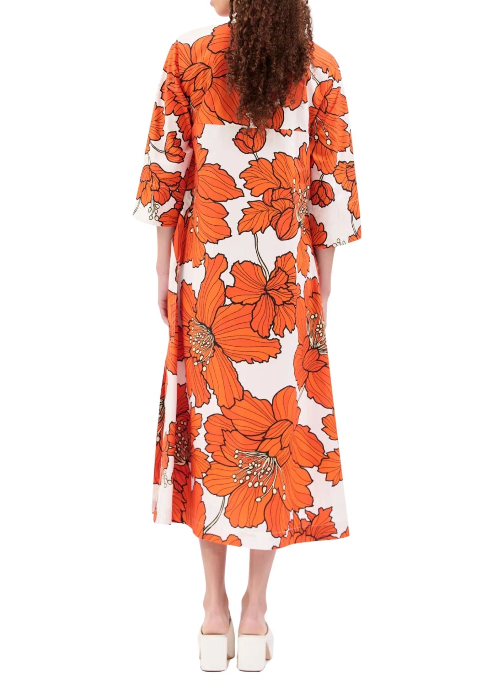 Odeeh Dress - Vermillion