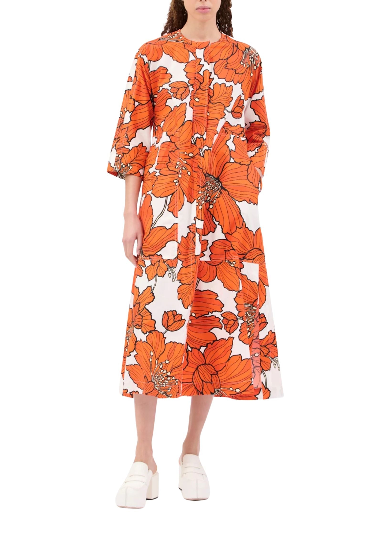 Odeeh Dress - Vermillion
