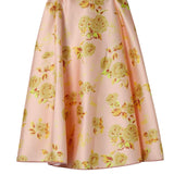 Odeeh Duchesse Roses Skirt - Vermillion