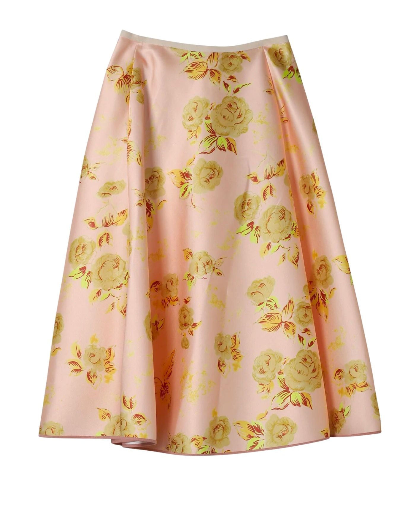 Odeeh Duchesse Roses Skirt - Vermillion