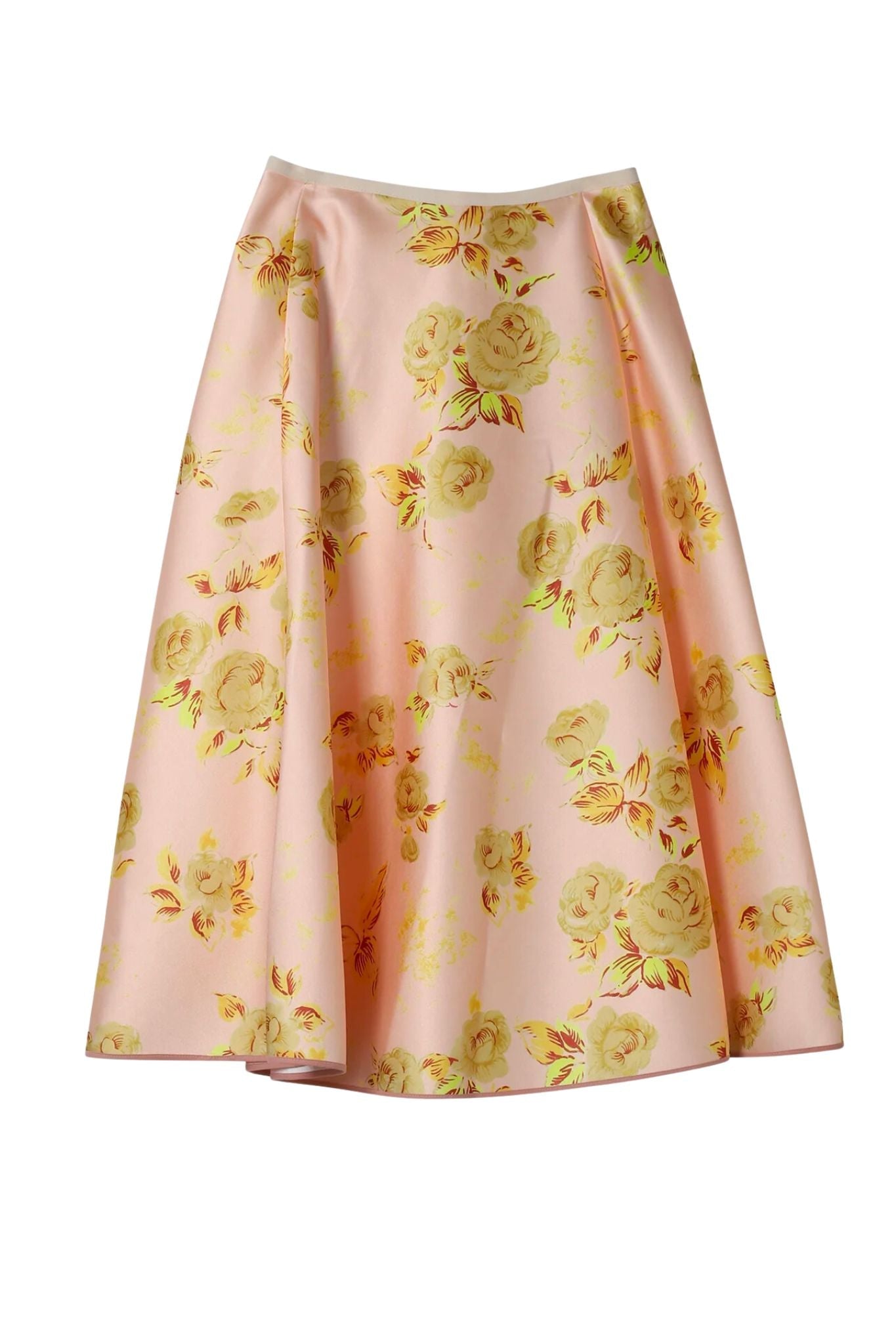 Odeeh Duchesse Roses Skirt - Vermillion