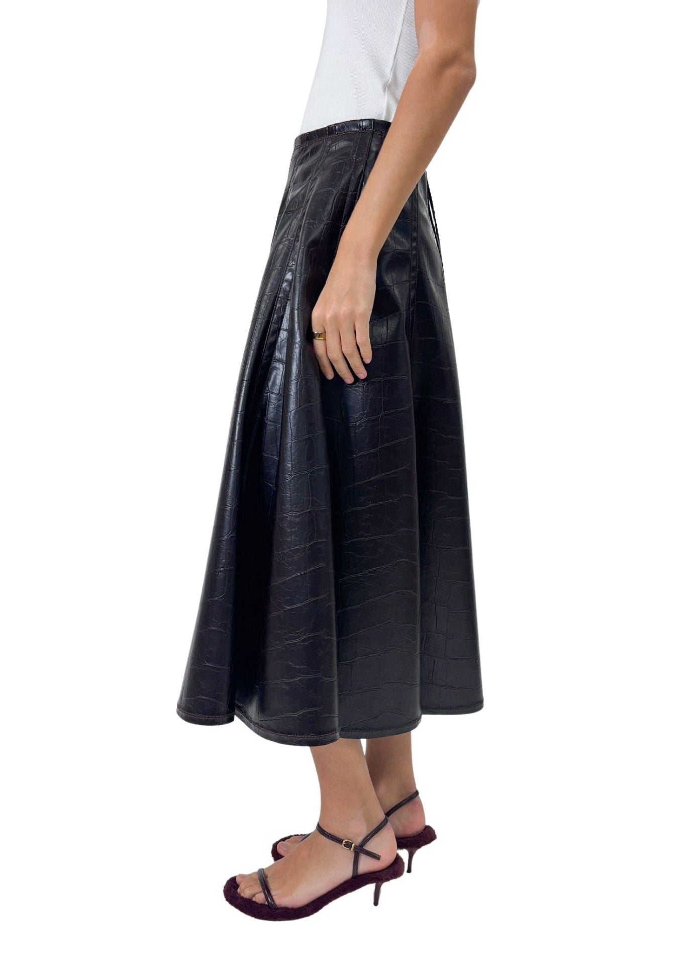 Odeeh Skirt - Vermillion