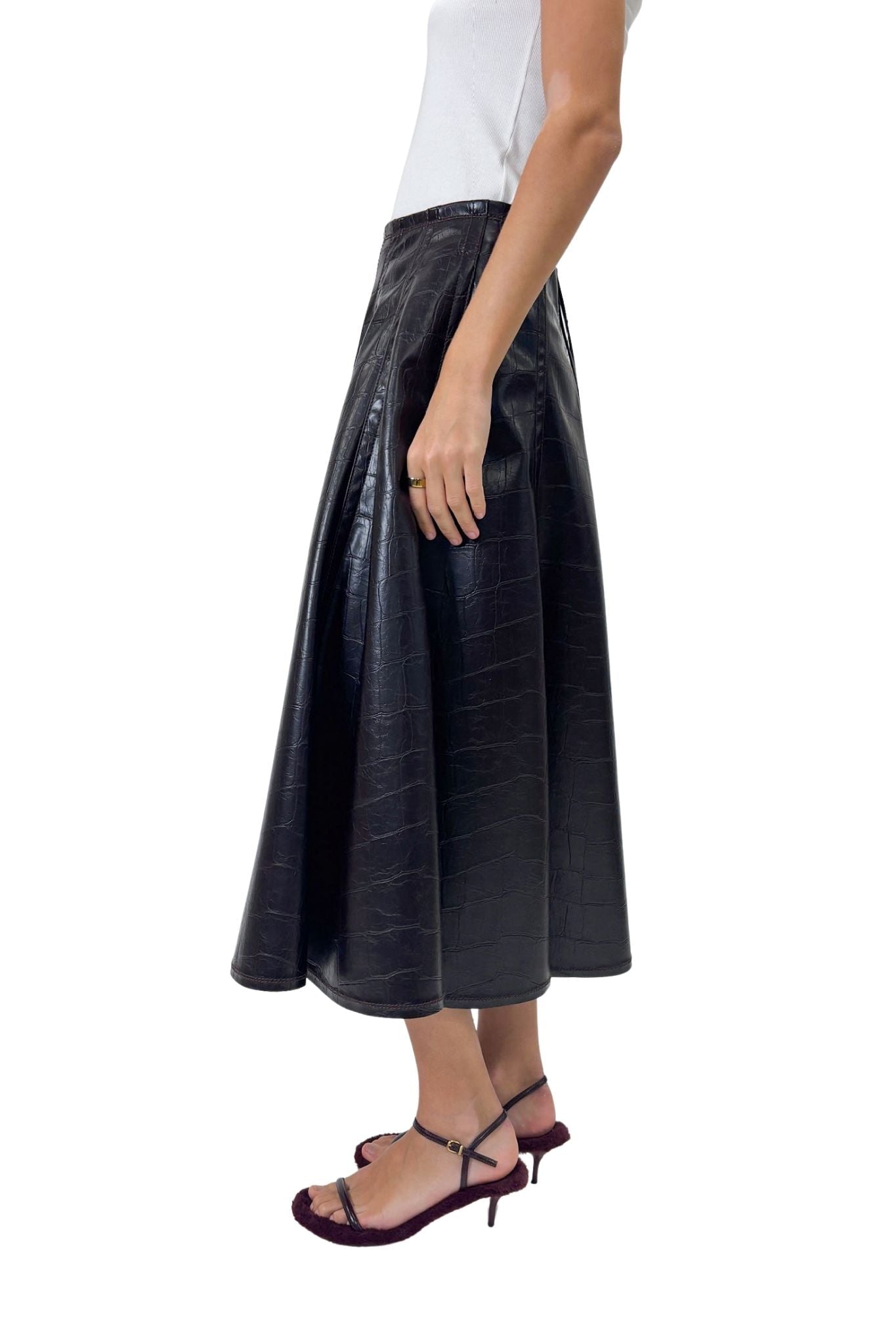 Odeeh Skirt - Vermillion