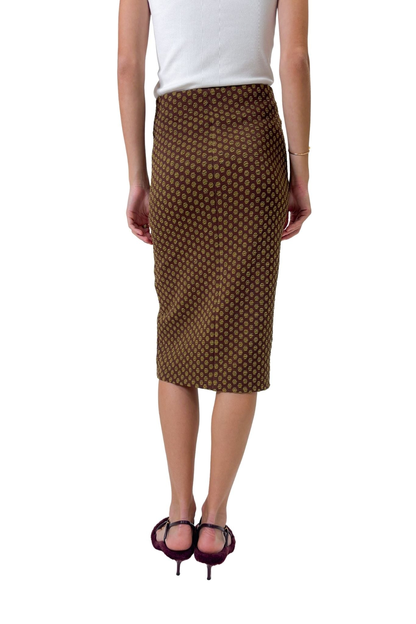Odeeh Skirt - Vermillion
