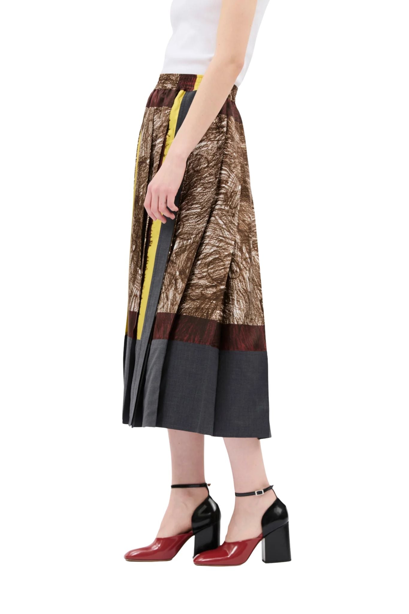 Odeeh Skirt - Vermillion
