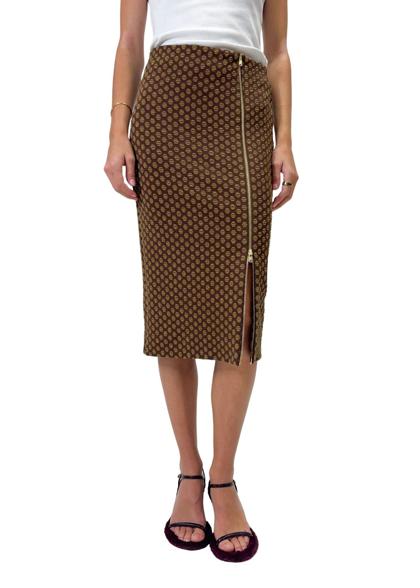Odeeh Skirt - Vermillion