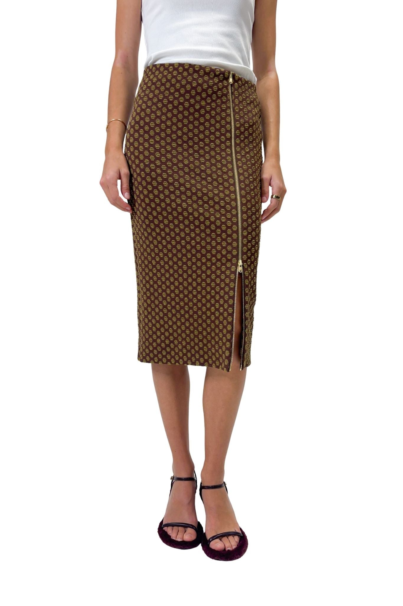 Odeeh Skirt - Vermillion