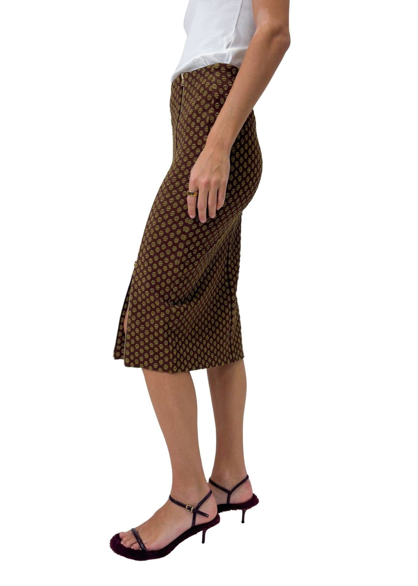 Odeeh Skirt - Vermillion