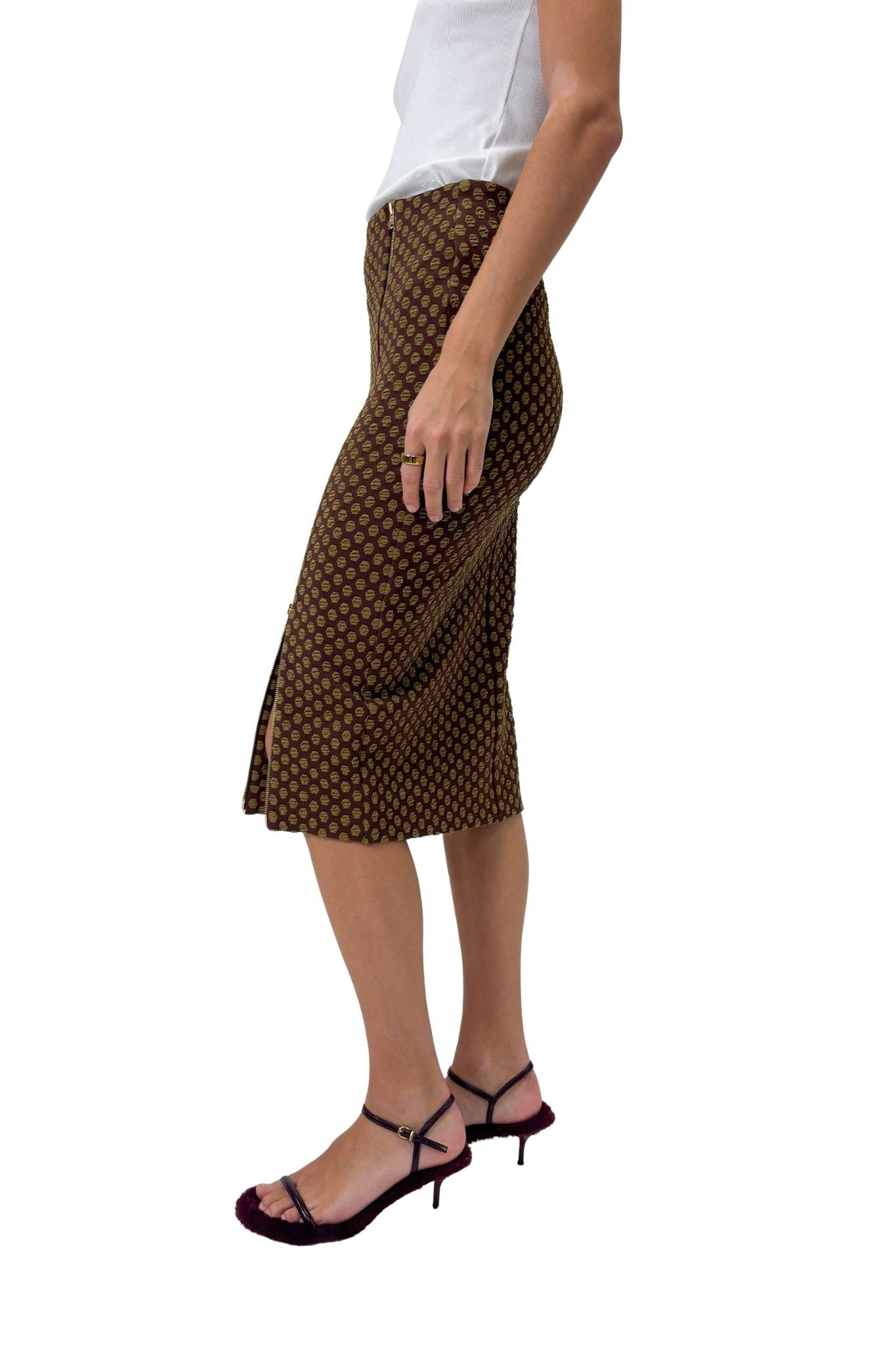 Odeeh Skirt - Vermillion