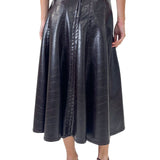 Odeeh Skirt - Vermillion