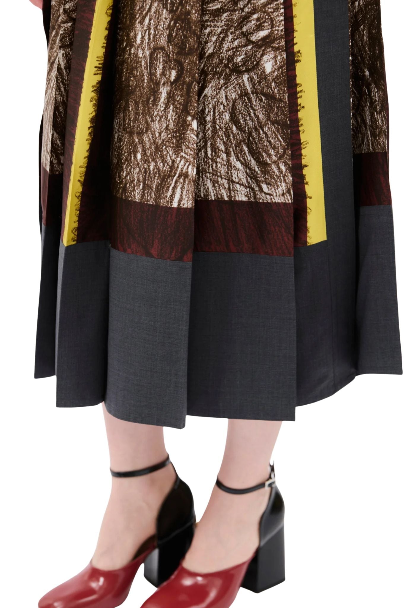 Odeeh Skirt - Vermillion