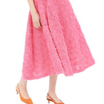 Odeeh Skirt Pink - Vermillion