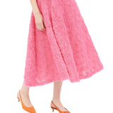 Odeeh Skirt Pink - Vermillion