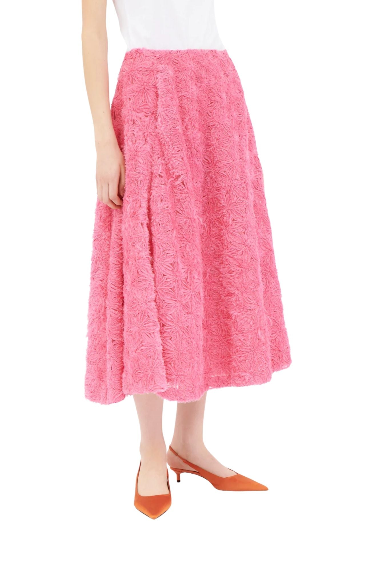 Odeeh Skirt Pink - Vermillion