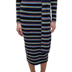 Odeeh Skirt Stripes Rock, Bordeaux - Vermillion