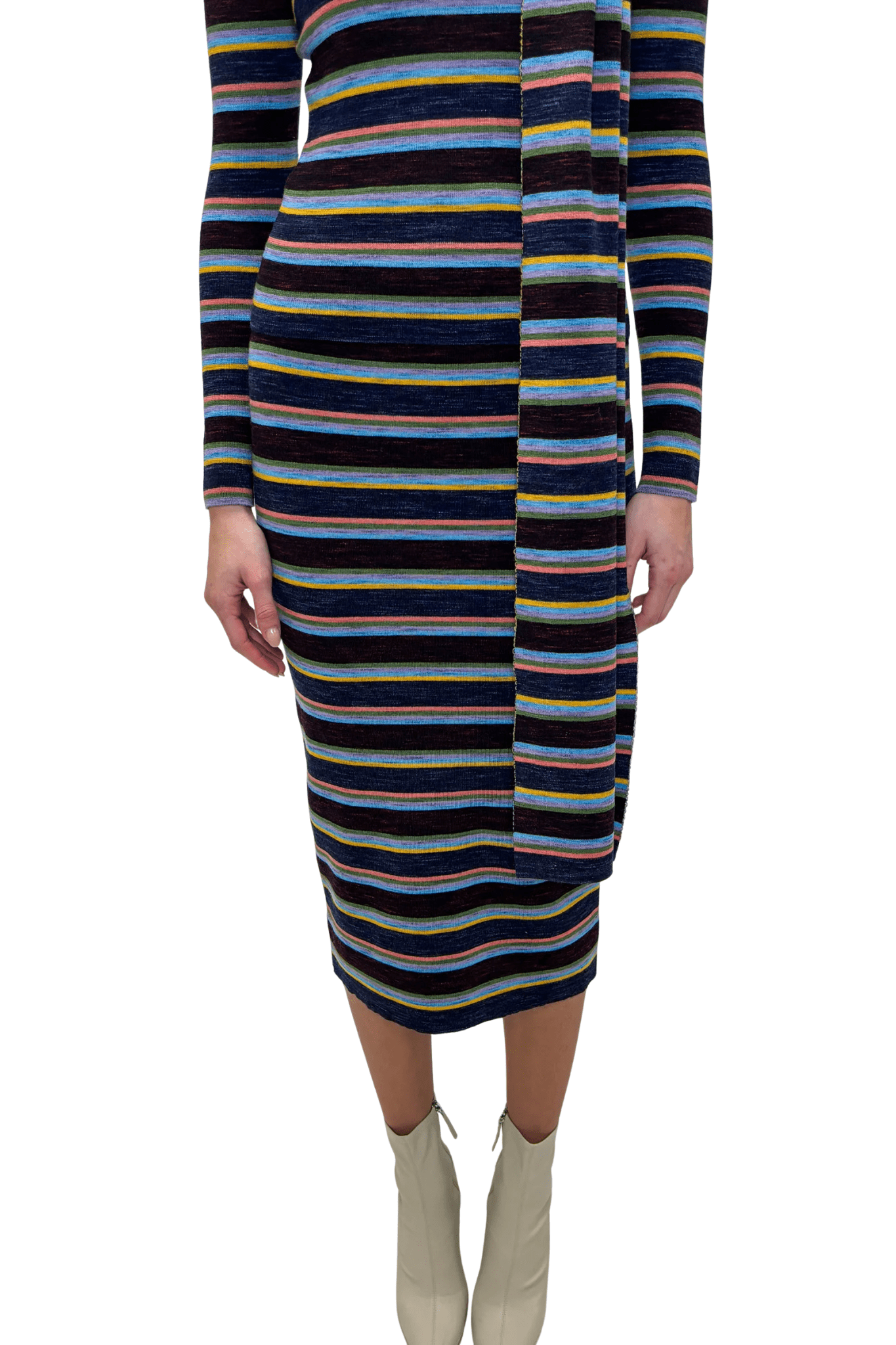 Odeeh Skirt Stripes Rock, Bordeaux - Vermillion